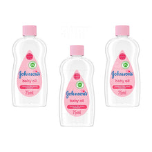 Load image into Gallery viewer, Johnson Baby Oil Rose 75ml - Pack of 3
