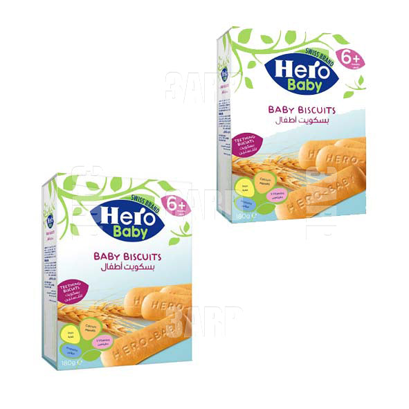 Hero Baby Biscuits 180g - Pack of 2