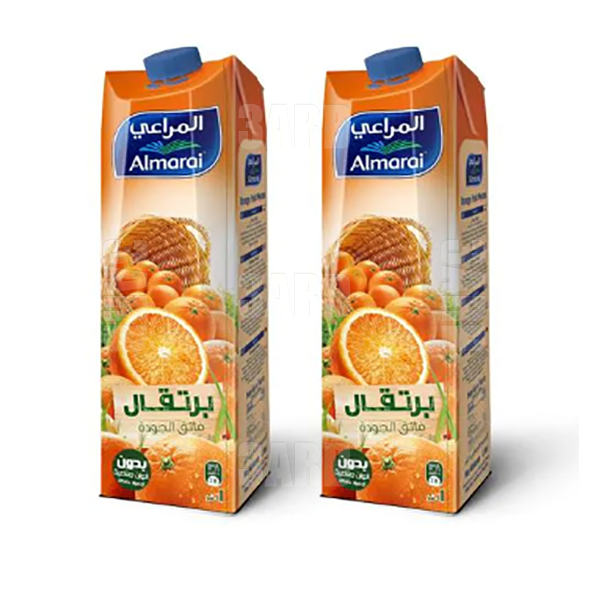 Almarai Orange Juice 1L - Pack of 2