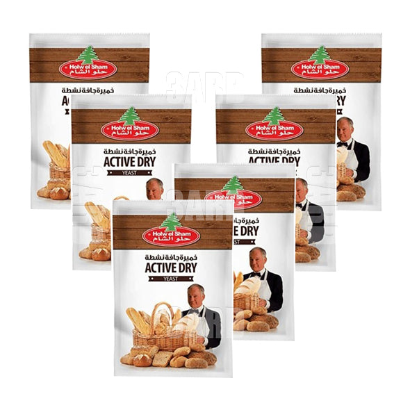 Holw El Sham Yeast 8g - Pack of 6