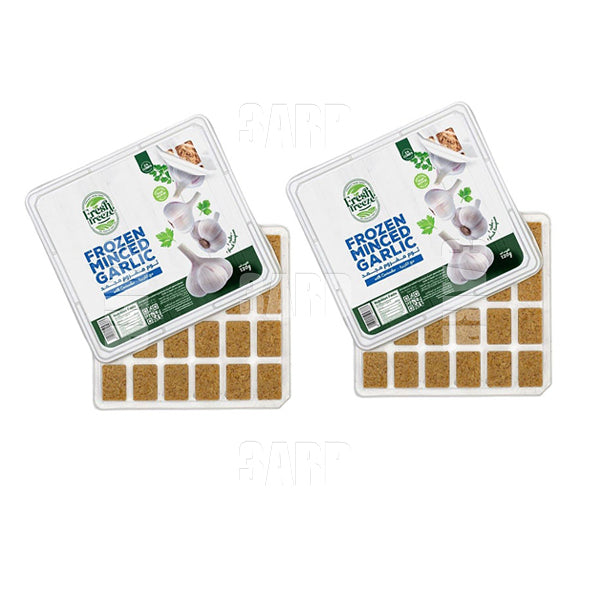 Fresh Freeze Minced Garlic with Coriander 120g - Pack of 2