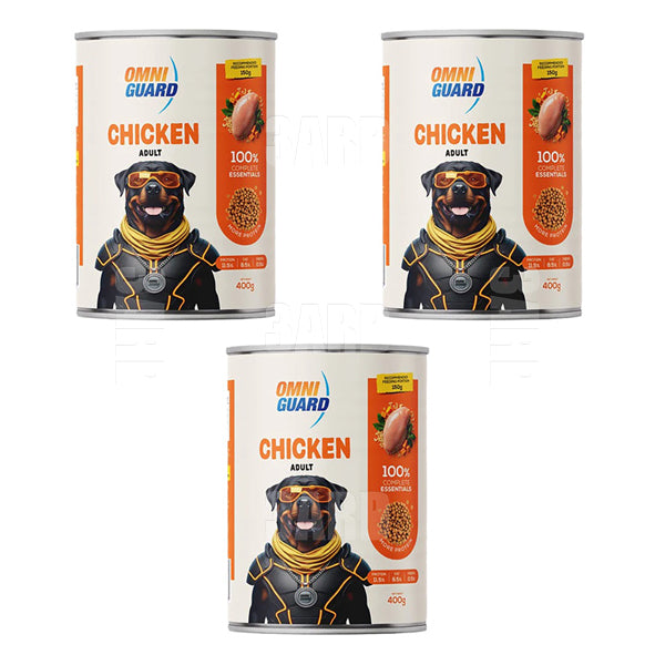 Omni Guard Wet Food Dog Adult Chicken 400g - Pack of 3