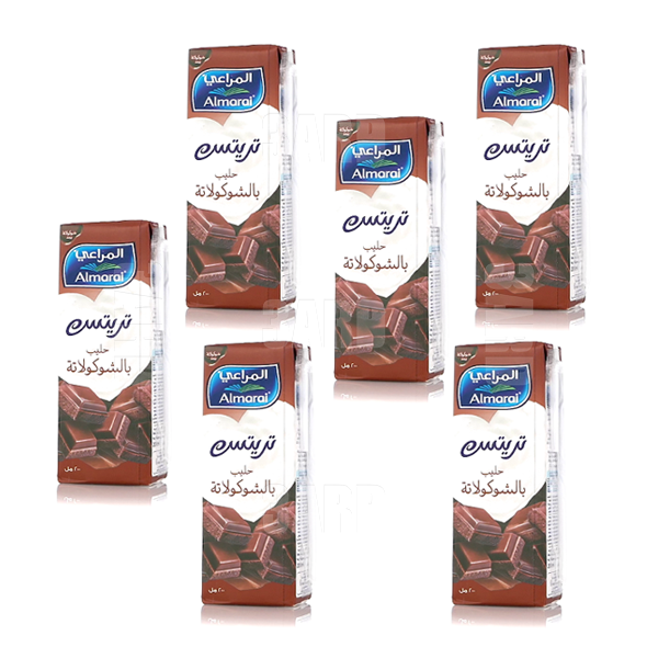 Almarai Treats Chocolate Milk 200ml - Pack of 6