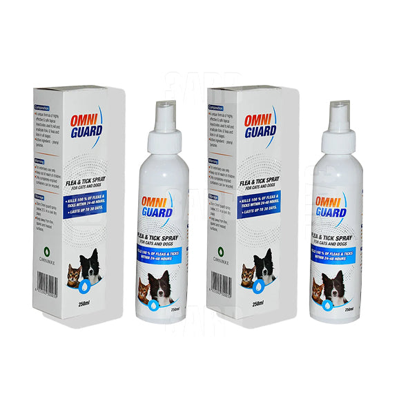 Omni Guard Flea & Tick Spray 250ml - Pack of 2