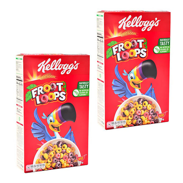 Kellogg's Froot Loops 375g - Pack of 2