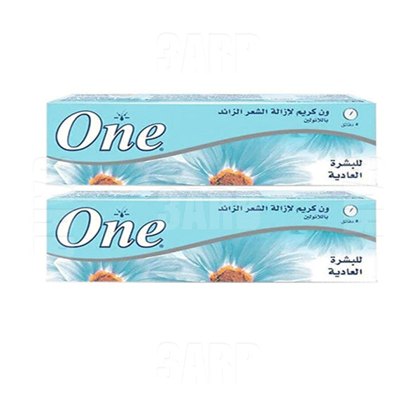 One Hair Remover Cream Blue 140ml - Pack of 2