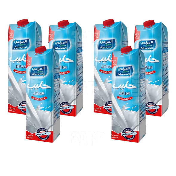 Almarai Full cream Milk 1L - Pack of 6 – 3ard