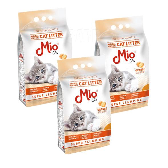 Mio Cat Litter Orange 5L - Pack of 3