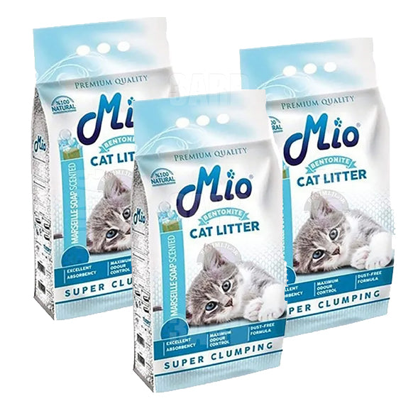 Mio Cat Litter Marseille Soap 5L - Pack of 3