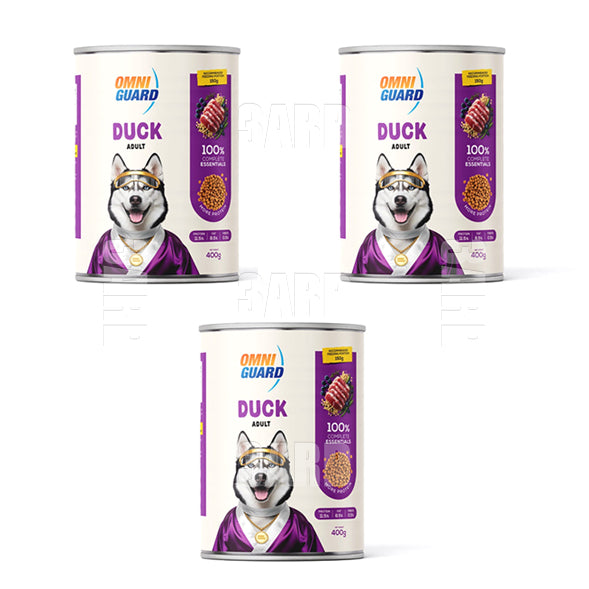 Omni Guard Wet Food Dog Adult Duck 400g - Pack of 3