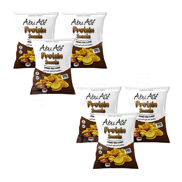 Abu Auf Protein Snacks Smoked BBQ 60g - Pack of 6