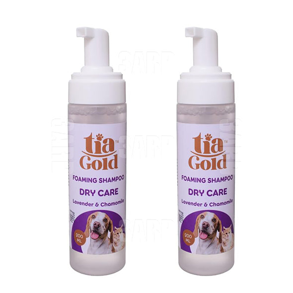 Tia Gold Foaming Shampoo 200ml - Pack of 2