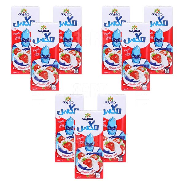 Juhayna Mix Milk with Strawberry 200ml - Pack of 9