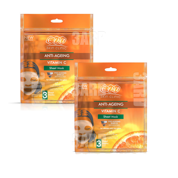 Eva Sheet Mask Vitamin C 3pcs - Pack of 2