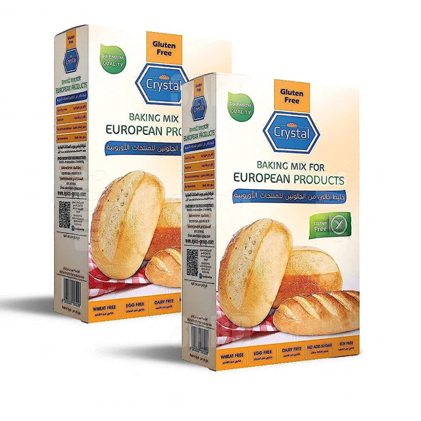 Crystal Gluten Free Baking Mix for Europeon Products 1kg - pack of 2