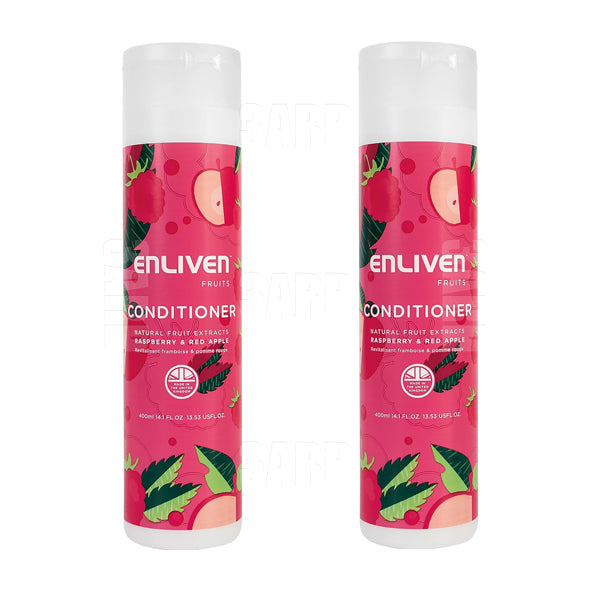 Enliven Conditioner Raspberry & Red Apple 400ml - Pack of 2