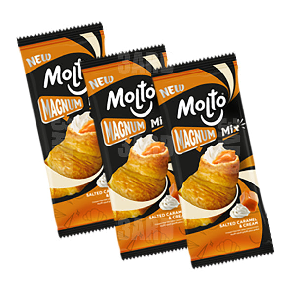 Molto Magnum Salted Caramel & Cream- Pack of 3