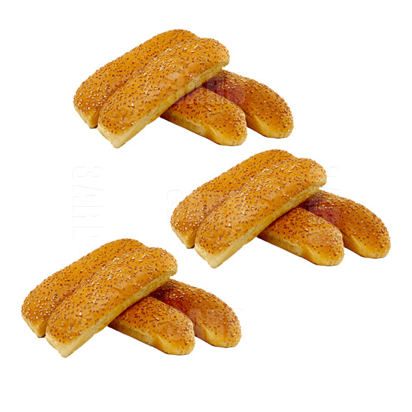 Zaher Fino Sesame Bread 4 Pieces - Pack of 3