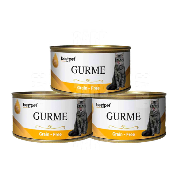 BestPet Wet Food Cat Adult Gurme Chicken 100g - Pack of 3