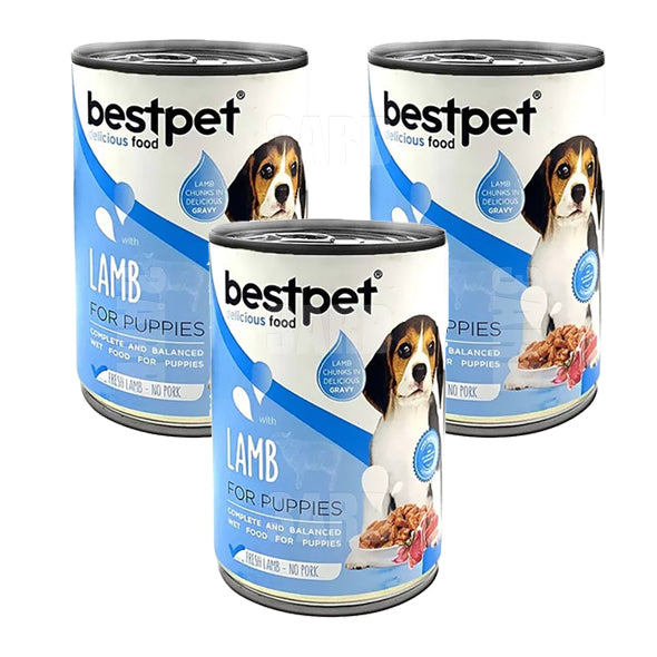 BestPet Wet Food Puppy Lamb 400g - Pack of 3