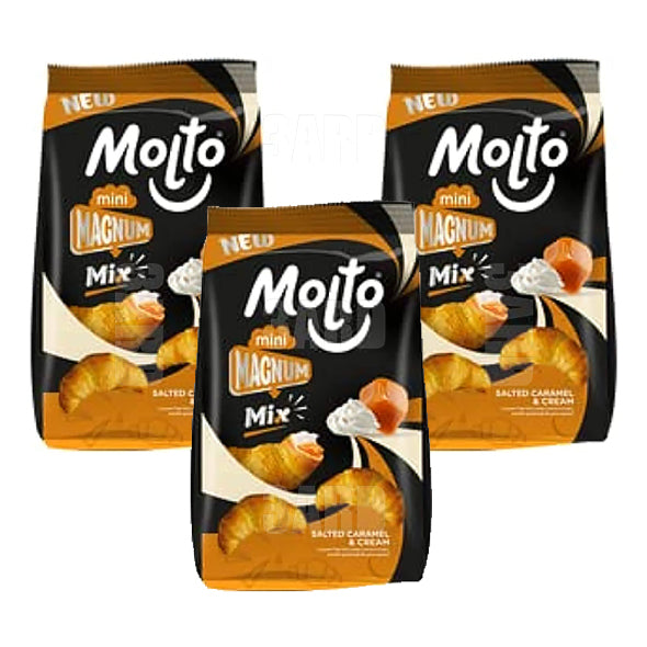 Molto Mini Magnum Salted Caramel & Cream- Pack of 3