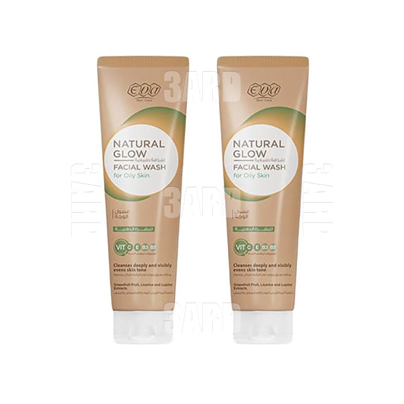 Eva Natural Glow Facial Wash for Oily Skin 100ml - Pack of 2