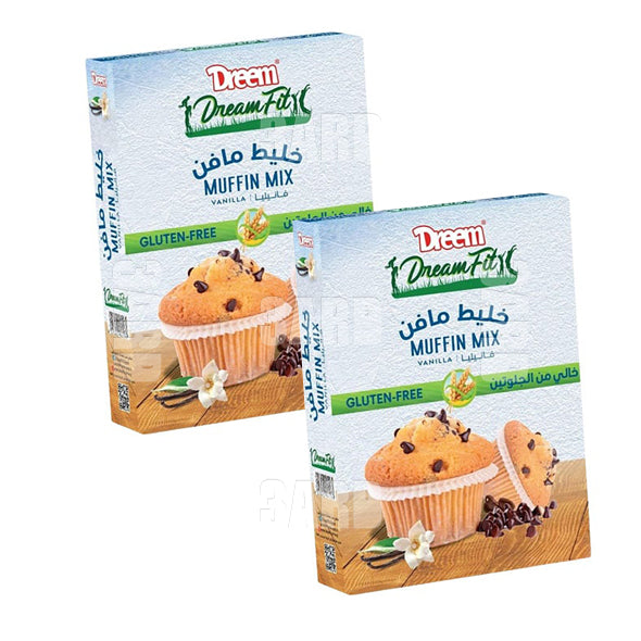 Dreem Muffin Vanilla Mix Gluten Free 450g - Pack of 2