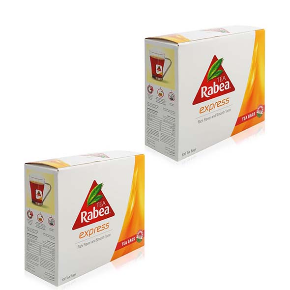 Rabea Express Black Tea 100pcs - Pack of 2