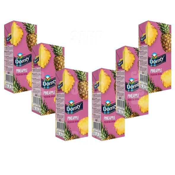 Domty Pinapple Juice 235ml- Pack of 6