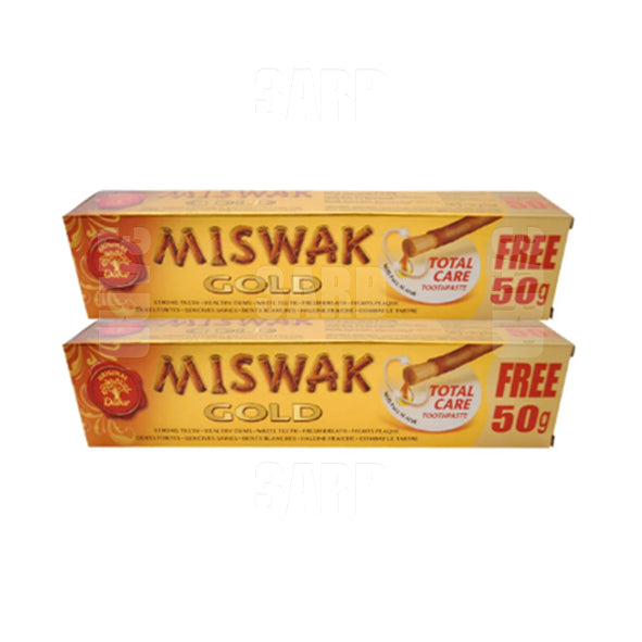 Miswak Toothpaste Gold 170g - Pack of 2