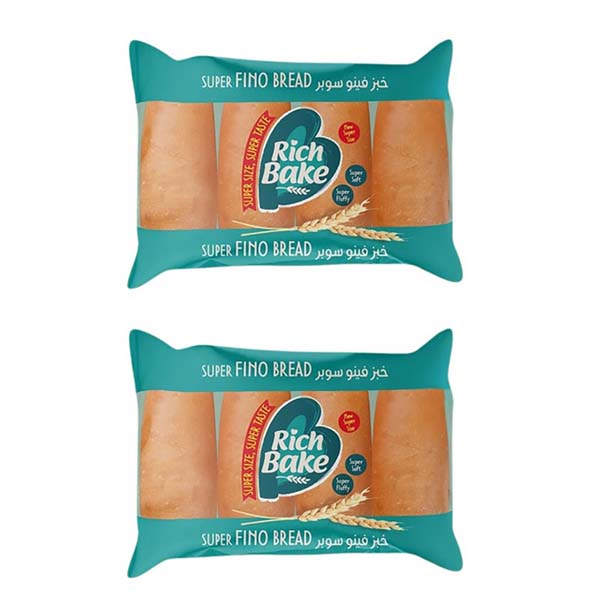 Rich Bake Super Fino Bread 4pcs - Pack of 2