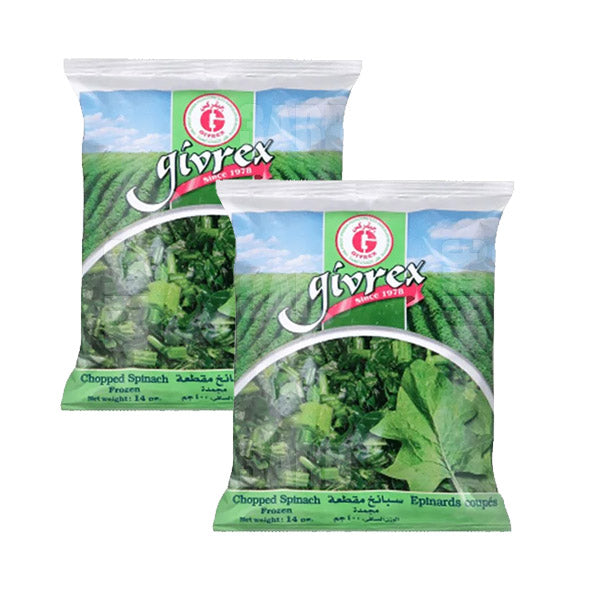 Givrex Frozen Chopped Spinach 400g - Pack of 2