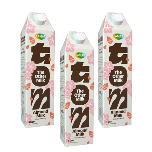 Lamar Tom Almond Milk 1L - Pack of 3