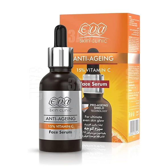 Eva Facial Serum Anti Aging Vitamin C 30ml - Pack of 1