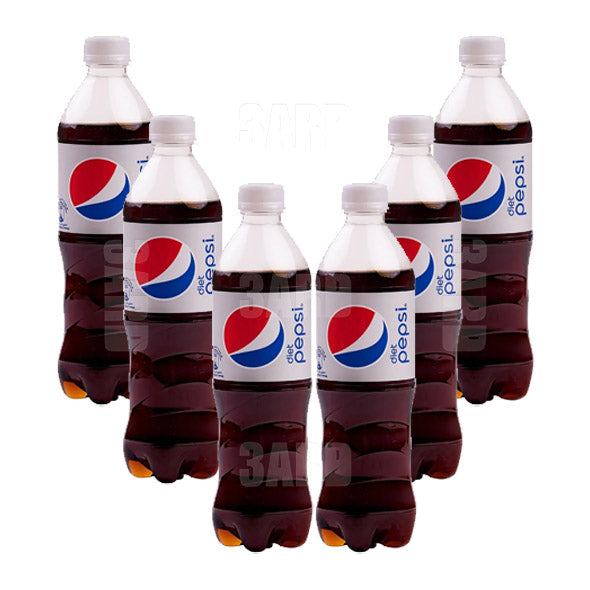 Pepsi Diet Plastic Bottle 400ml - Pack of 6