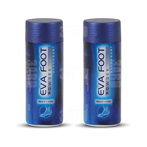 Eva Foot Powder Deodorant Menthol 50g - Pack of 2