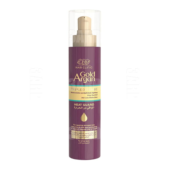 Eva Gold Argan Frizz Control Hair Heat Guard Serum 200ml - Pack of 1