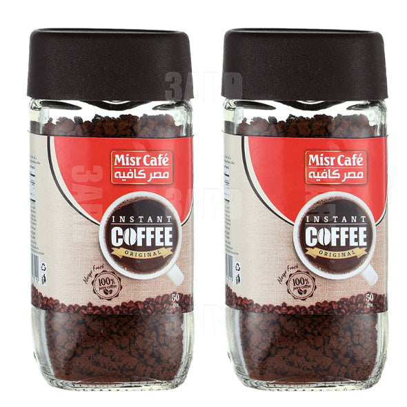 Misr Cafe Instant Coffee 50g - Pack of 2