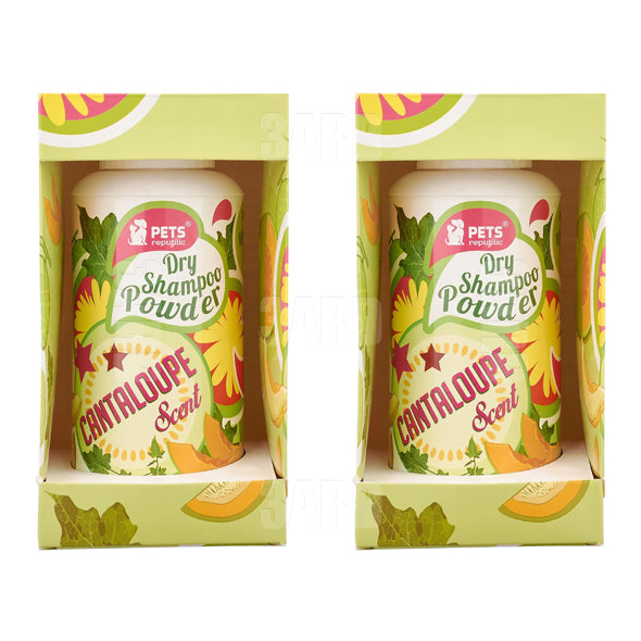 Pets Republic Dry Shampoo Cantaloupe 500g - Pack of 2