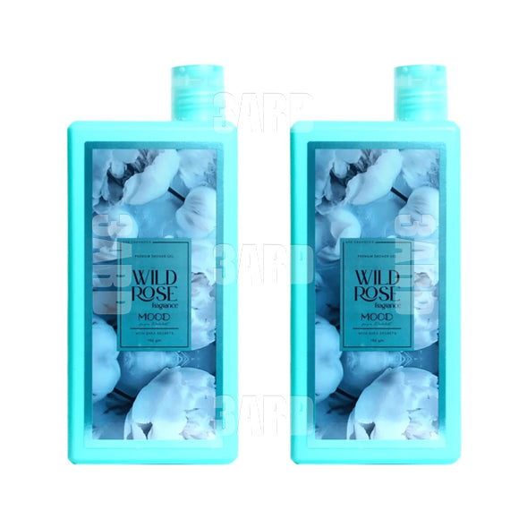 Mood Shower Gel Wild Rose 750ml - Pack of 2