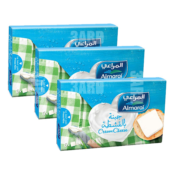 Almarai Cream Cheese 6 Pcs - Pack of 3