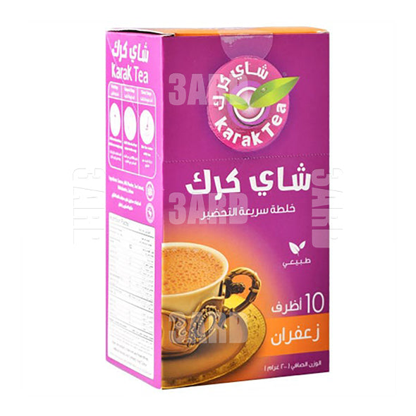 كرك شاي بالزعفران ١٠ باكيت - ١ عبوة