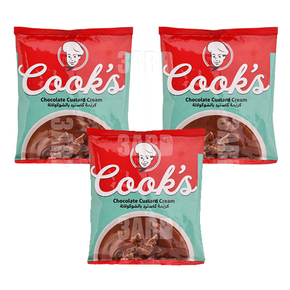 Cook's Custard Chocolate 50g - Pack of 3