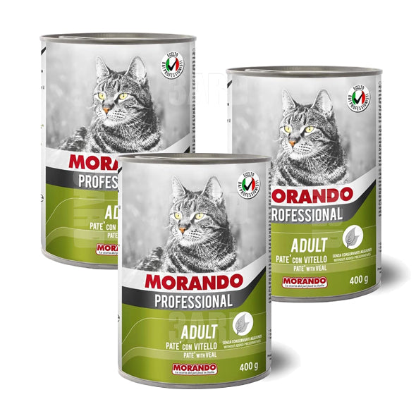 Morando Cat with Veal 400g - Pack of 3