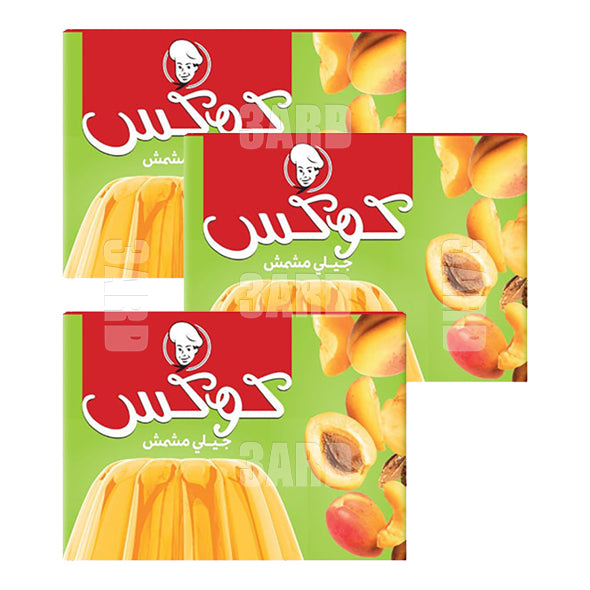 كوكس جيلي مشمش ٨٥جم - ٣ عبوة