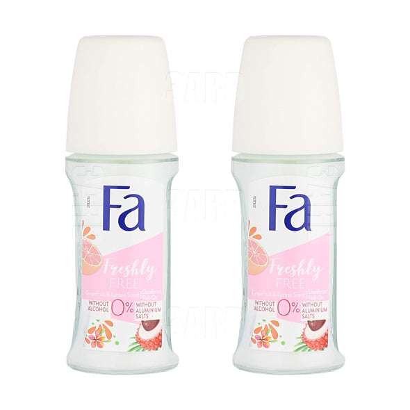 FA Roll on Grapefruit & Lychee Deodorant for Women 50ml - Pack of 2