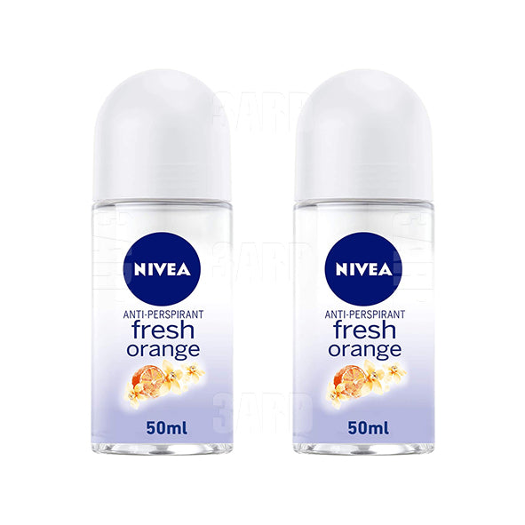 Nivea Roll on for Women Fresh Orange 50ml - Pack of 2