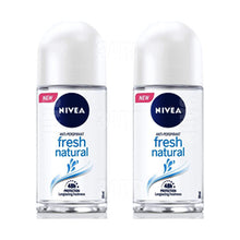 Load image into Gallery viewer, Nivea Roll on for Women Fresh Natural 50ml - Pack of 2
