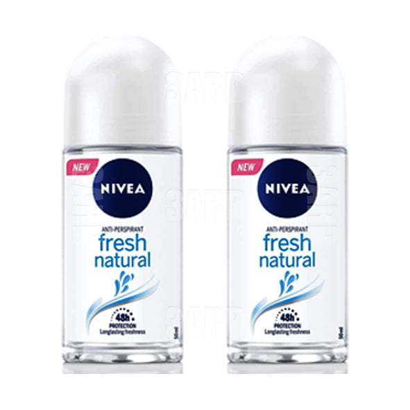 Nivea Roll on for Women Fresh Natural 50ml - Pack of 2