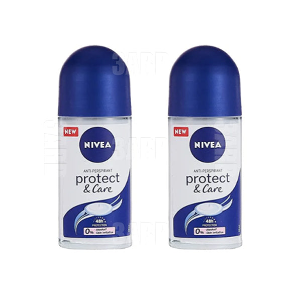 Nivea Roll on for Women Protect & Care 50ml - Pack of 2